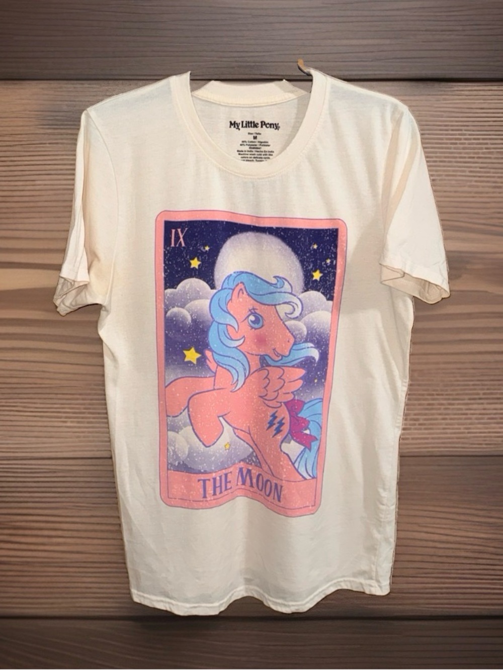 My Little Pony Women’s Cream Graphic Tee - The Moon-M-EC